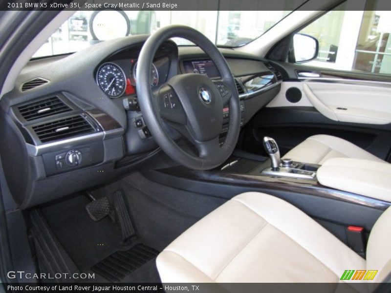 Space Gray Metallic / Sand Beige 2011 BMW X5 xDrive 35i