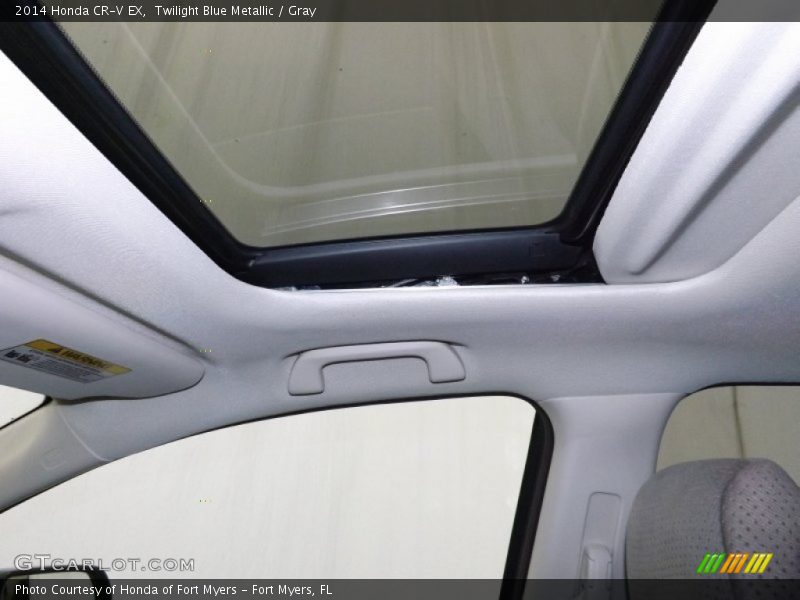 Twilight Blue Metallic / Gray 2014 Honda CR-V EX