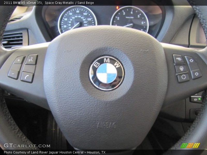 Space Gray Metallic / Sand Beige 2011 BMW X5 xDrive 35i