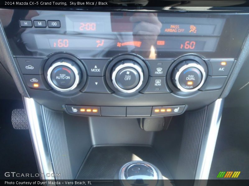 Sky Blue Mica / Black 2014 Mazda CX-5 Grand Touring