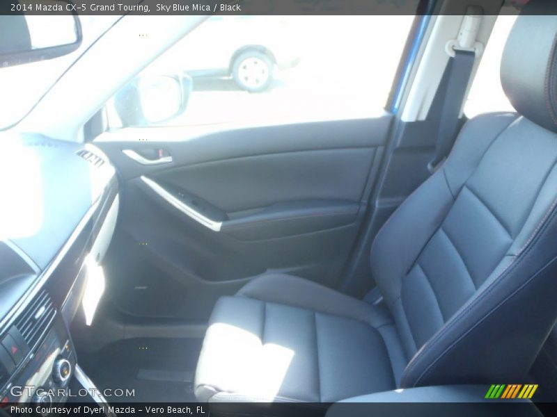 Sky Blue Mica / Black 2014 Mazda CX-5 Grand Touring
