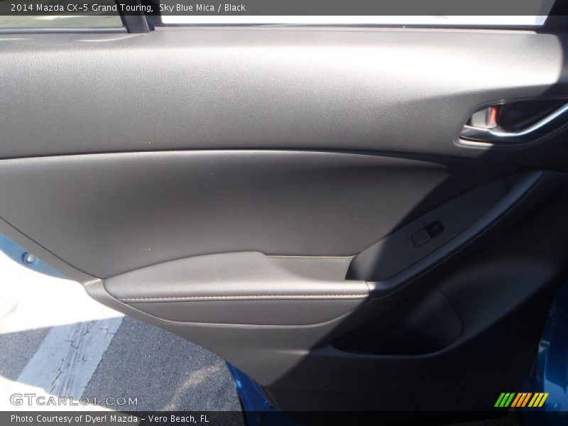 Sky Blue Mica / Black 2014 Mazda CX-5 Grand Touring