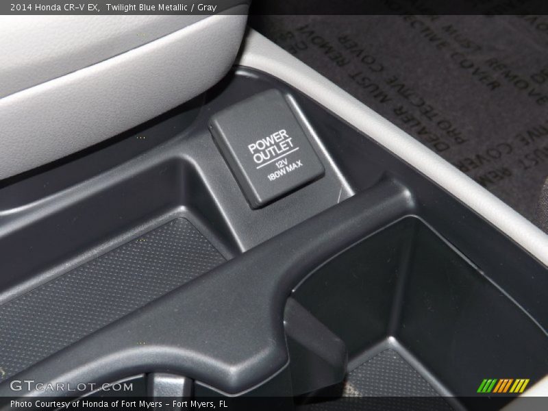 Twilight Blue Metallic / Gray 2014 Honda CR-V EX