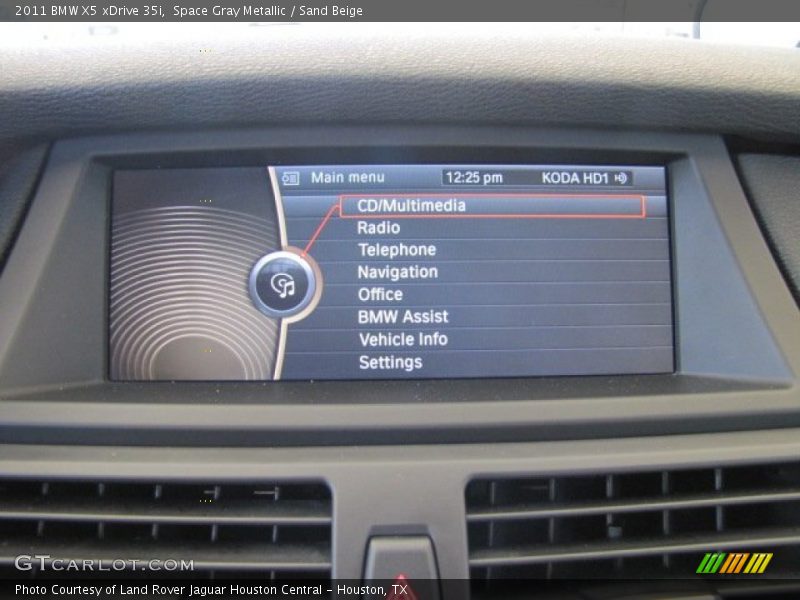 Space Gray Metallic / Sand Beige 2011 BMW X5 xDrive 35i