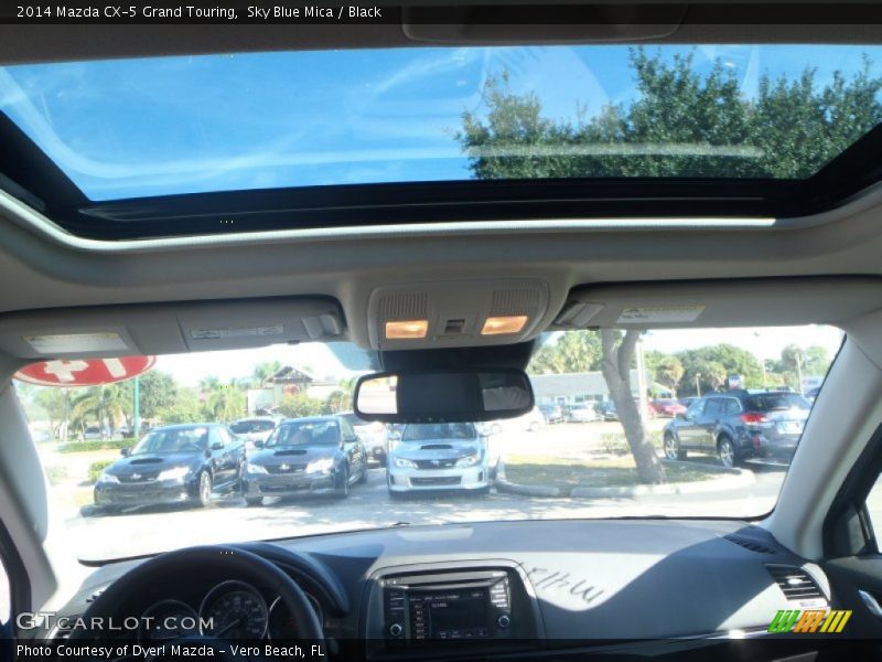 Sky Blue Mica / Black 2014 Mazda CX-5 Grand Touring