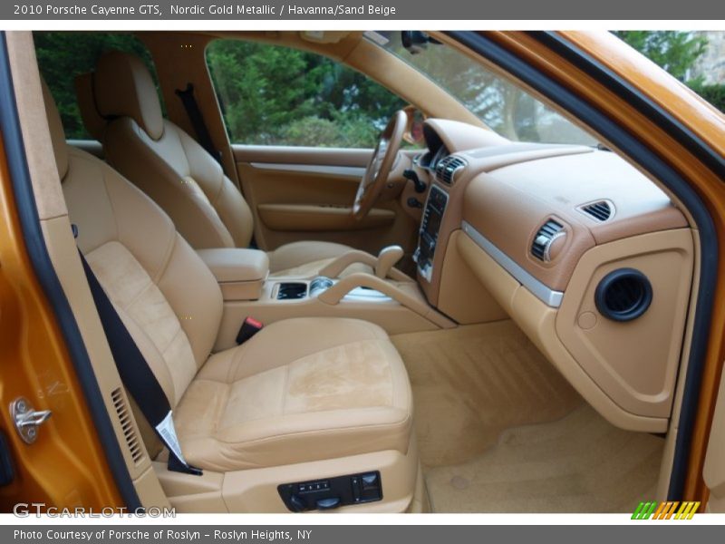 Front Seat of 2010 Cayenne GTS