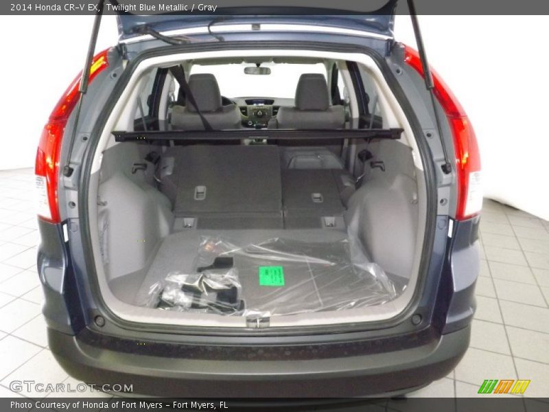 Twilight Blue Metallic / Gray 2014 Honda CR-V EX
