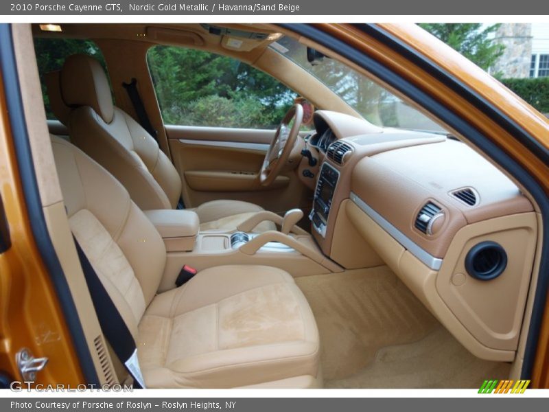 Front Seat of 2010 Cayenne GTS