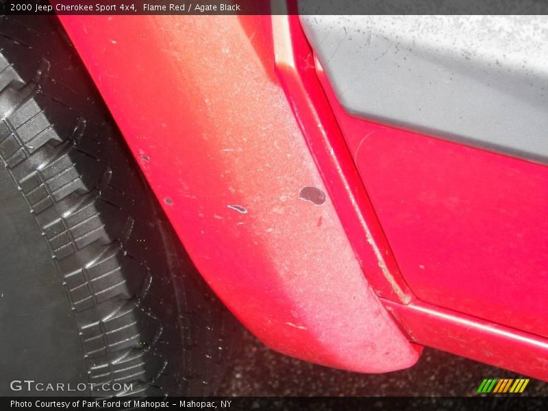 Flame Red / Agate Black 2000 Jeep Cherokee Sport 4x4