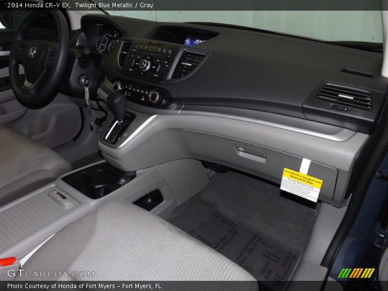 Twilight Blue Metallic / Gray 2014 Honda CR-V EX