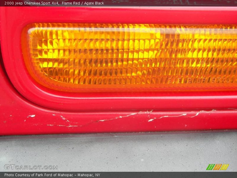 Flame Red / Agate Black 2000 Jeep Cherokee Sport 4x4