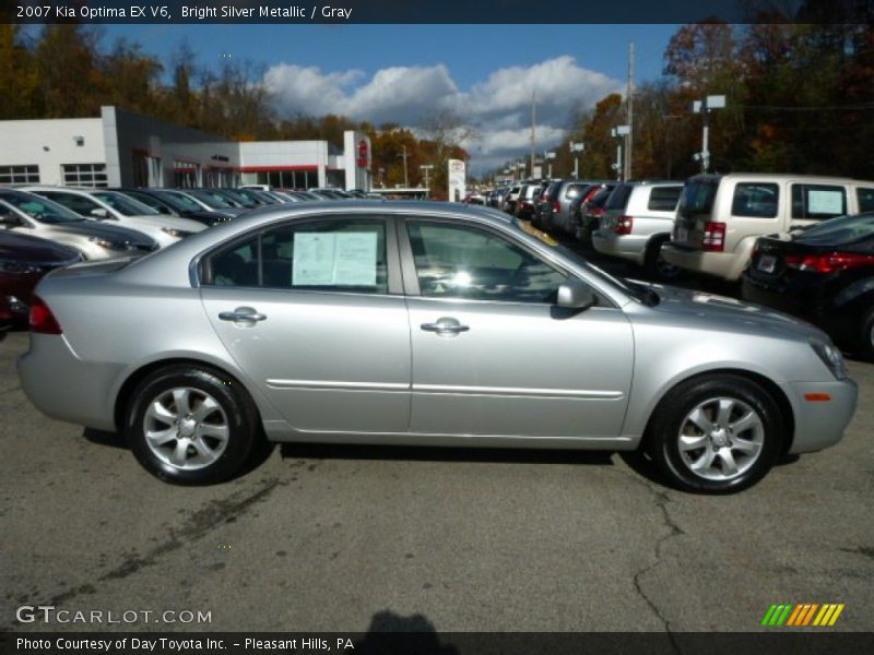Bright Silver Metallic / Gray 2007 Kia Optima EX V6