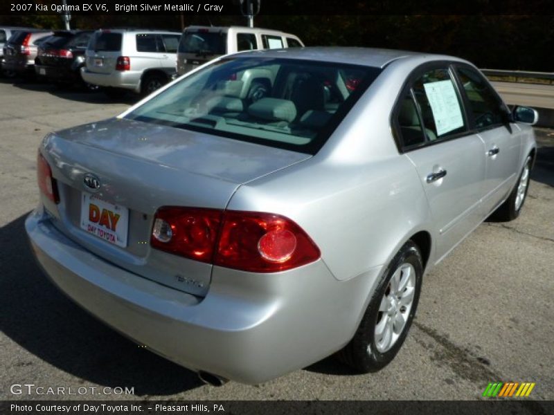 Bright Silver Metallic / Gray 2007 Kia Optima EX V6