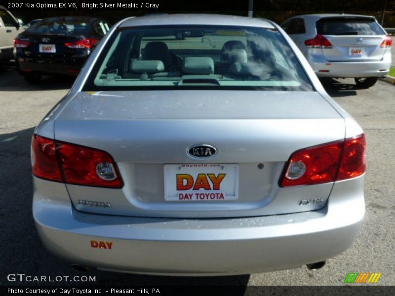 Bright Silver Metallic / Gray 2007 Kia Optima EX V6