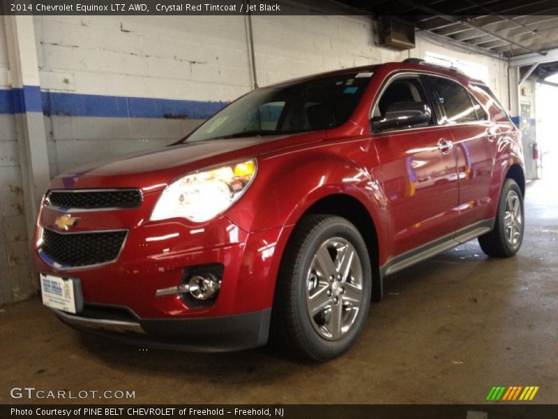 Crystal Red Tintcoat / Jet Black 2014 Chevrolet Equinox LTZ AWD