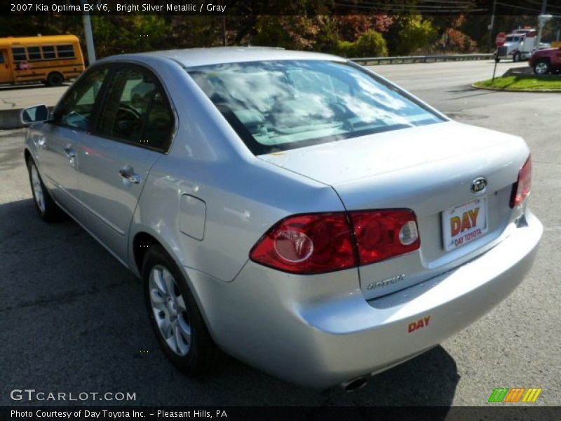 Bright Silver Metallic / Gray 2007 Kia Optima EX V6