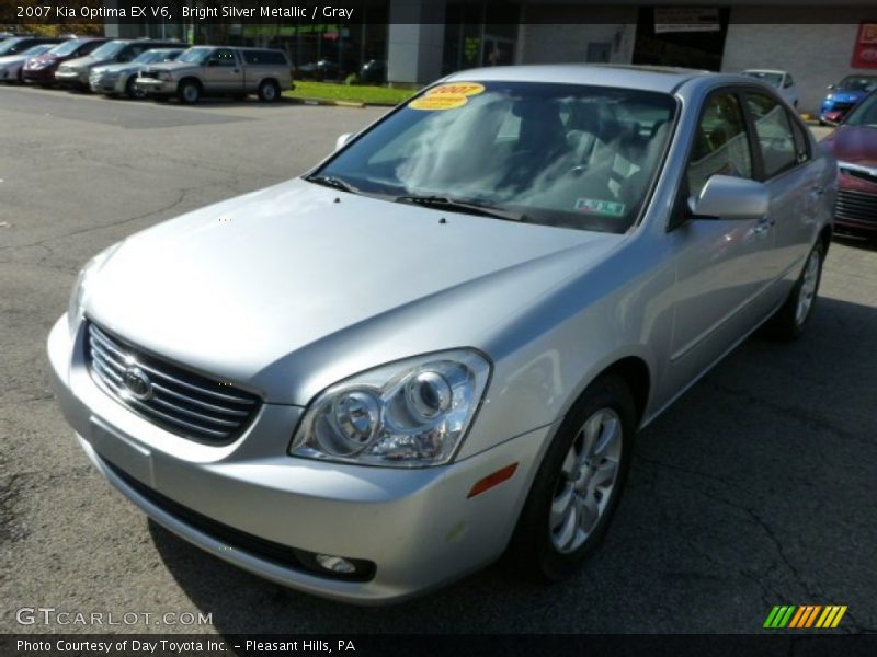 Bright Silver Metallic / Gray 2007 Kia Optima EX V6