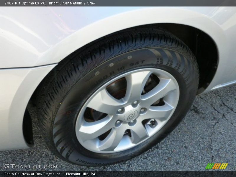 Bright Silver Metallic / Gray 2007 Kia Optima EX V6