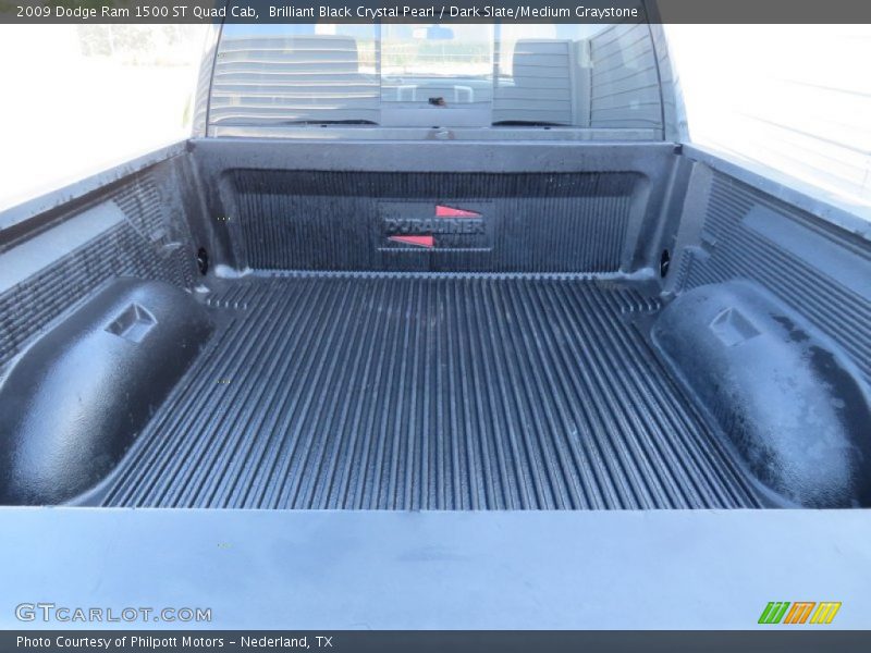 Brilliant Black Crystal Pearl / Dark Slate/Medium Graystone 2009 Dodge Ram 1500 ST Quad Cab