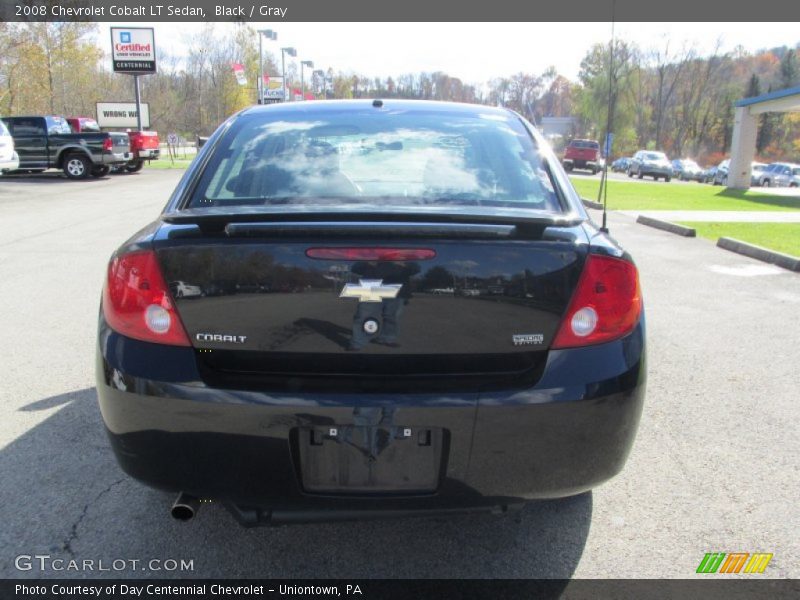 Black / Gray 2008 Chevrolet Cobalt LT Sedan