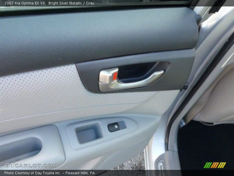 Bright Silver Metallic / Gray 2007 Kia Optima EX V6
