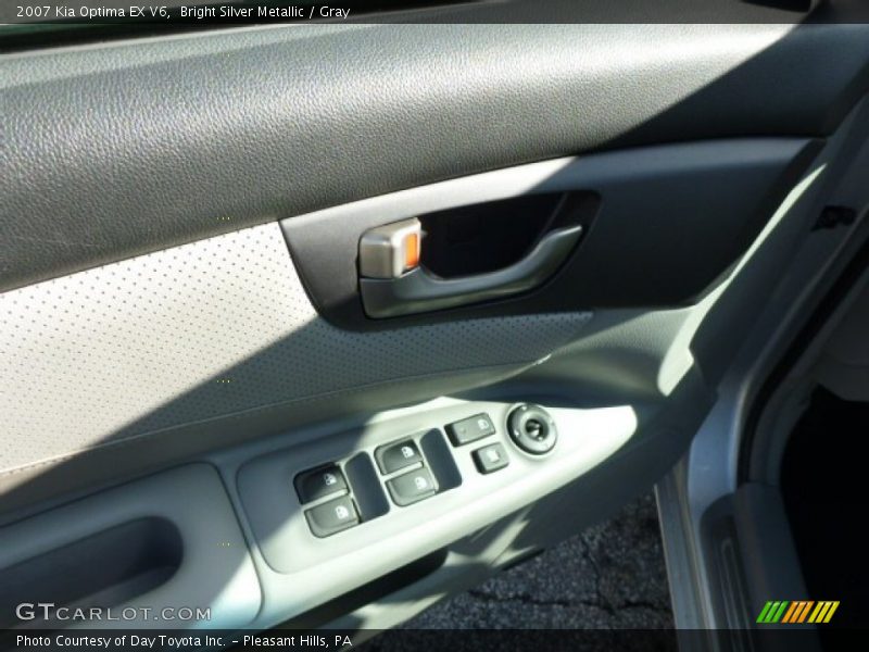 Bright Silver Metallic / Gray 2007 Kia Optima EX V6