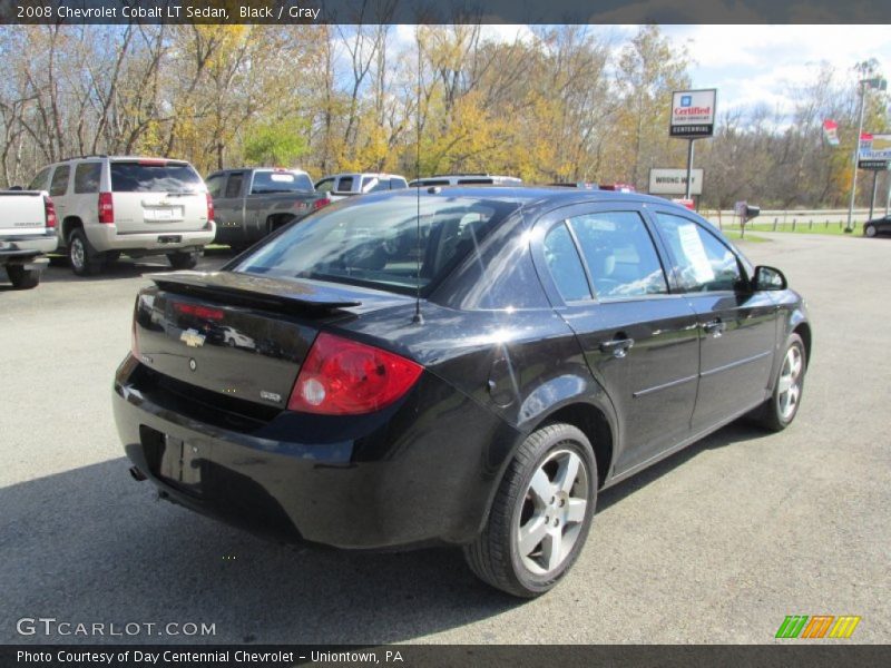 Black / Gray 2008 Chevrolet Cobalt LT Sedan