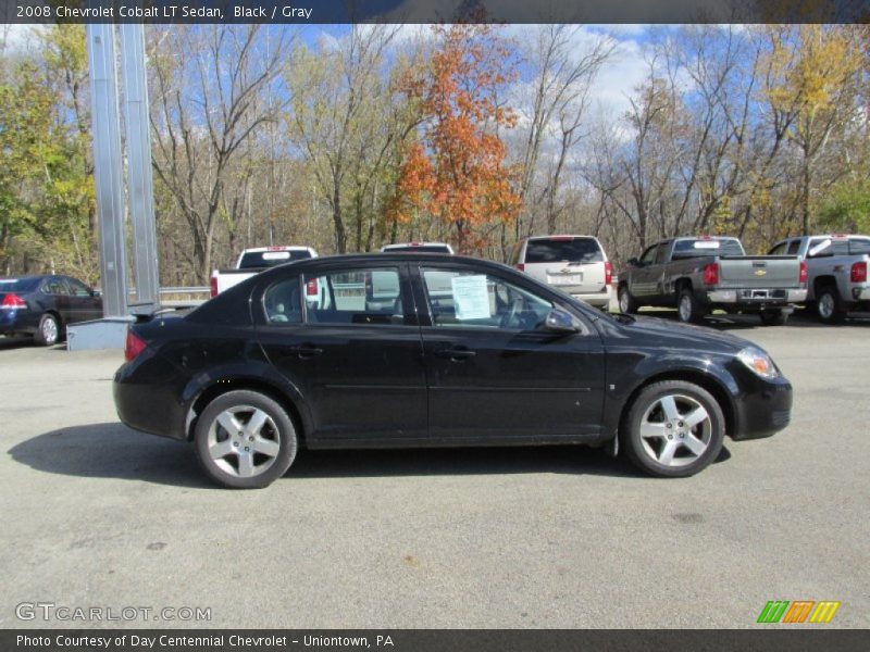 Black / Gray 2008 Chevrolet Cobalt LT Sedan