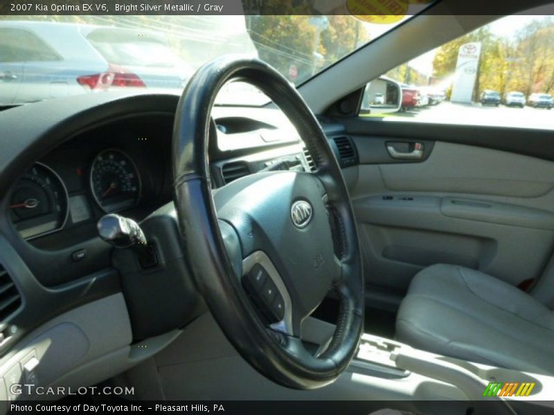 Bright Silver Metallic / Gray 2007 Kia Optima EX V6