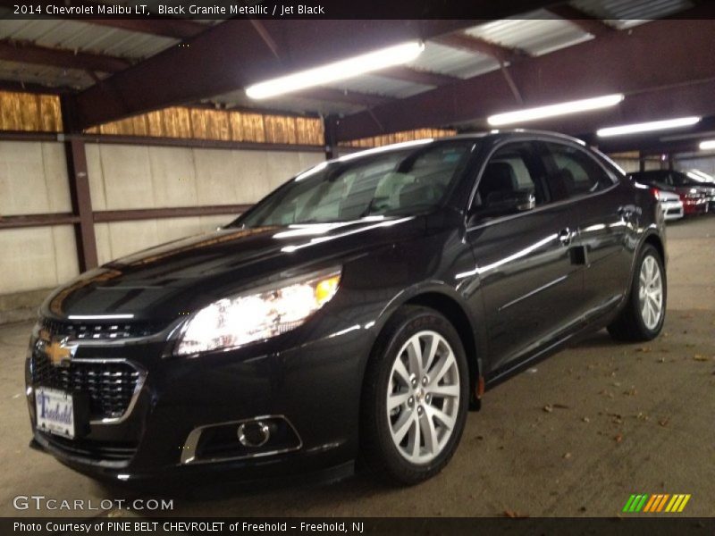 Black Granite Metallic / Jet Black 2014 Chevrolet Malibu LT