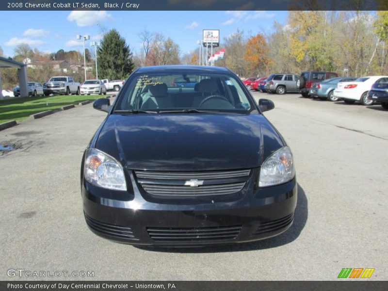Black / Gray 2008 Chevrolet Cobalt LT Sedan