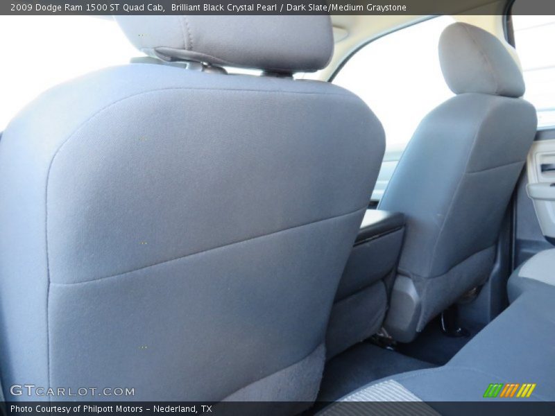 Brilliant Black Crystal Pearl / Dark Slate/Medium Graystone 2009 Dodge Ram 1500 ST Quad Cab