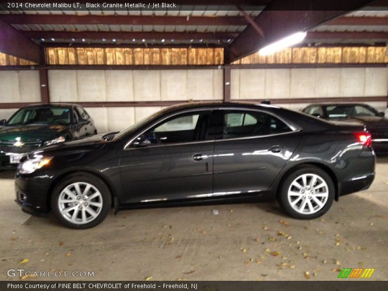 Black Granite Metallic / Jet Black 2014 Chevrolet Malibu LT