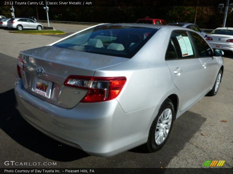 Classic Silver Metallic / Ash 2013 Toyota Camry LE