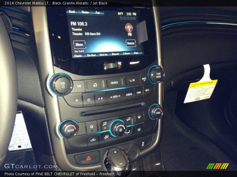 Black Granite Metallic / Jet Black 2014 Chevrolet Malibu LT
