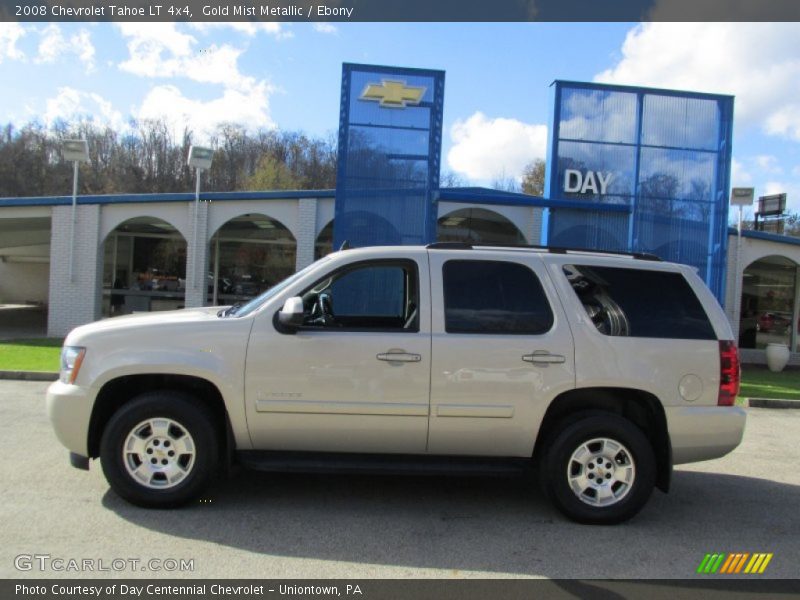 Gold Mist Metallic / Ebony 2008 Chevrolet Tahoe LT 4x4
