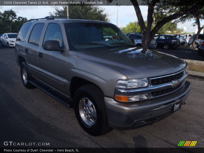 Light Pewter Metallic / Medium Oak 2000 Chevrolet Tahoe LS 4x4