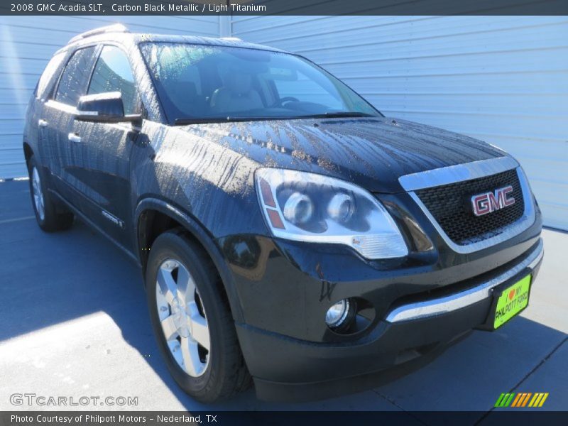 Carbon Black Metallic / Light Titanium 2008 GMC Acadia SLT