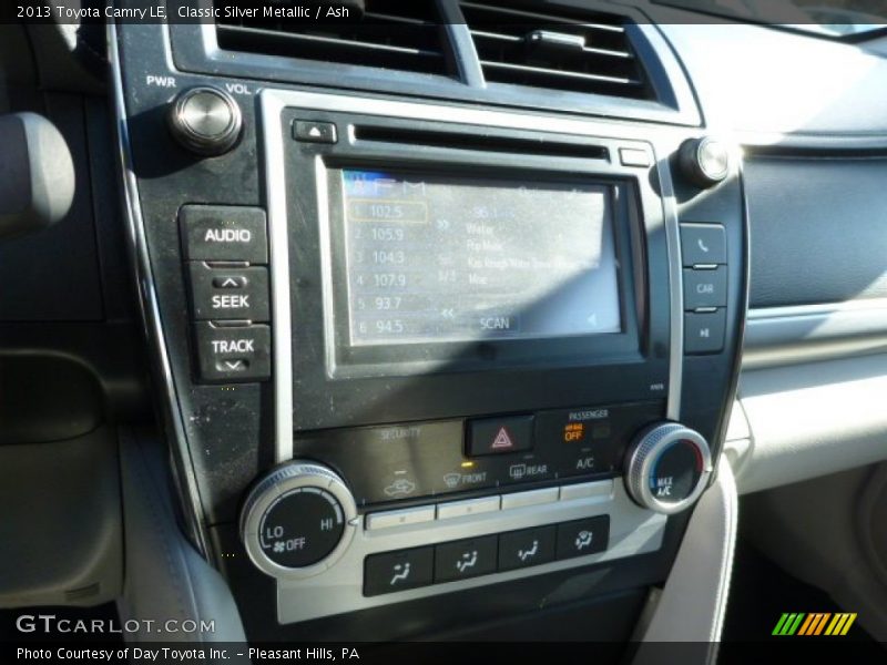 Classic Silver Metallic / Ash 2013 Toyota Camry LE