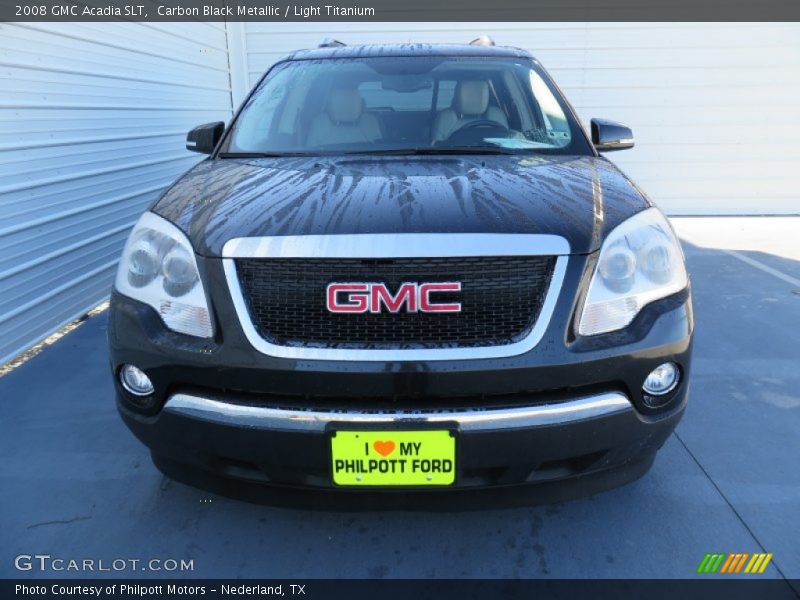 Carbon Black Metallic / Light Titanium 2008 GMC Acadia SLT