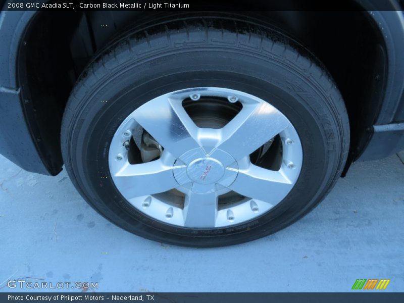 Carbon Black Metallic / Light Titanium 2008 GMC Acadia SLT