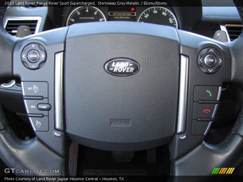 Stornoway Grey Metallic / Ebony/Ebony 2011 Land Rover Range Rover Sport Supercharged