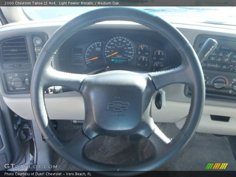 Light Pewter Metallic / Medium Oak 2000 Chevrolet Tahoe LS 4x4