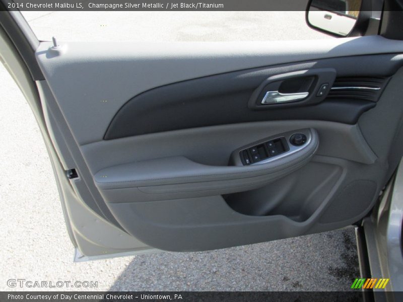 Champagne Silver Metallic / Jet Black/Titanium 2014 Chevrolet Malibu LS