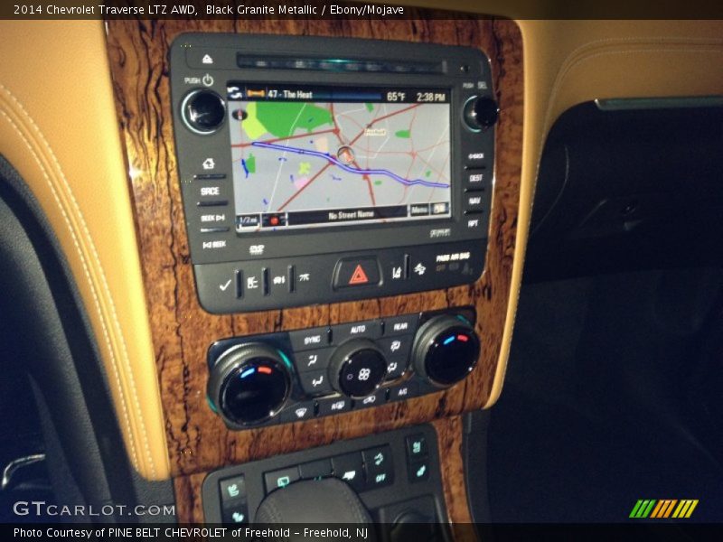 Black Granite Metallic / Ebony/Mojave 2014 Chevrolet Traverse LTZ AWD