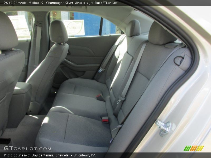 Champagne Silver Metallic / Jet Black/Titanium 2014 Chevrolet Malibu LS