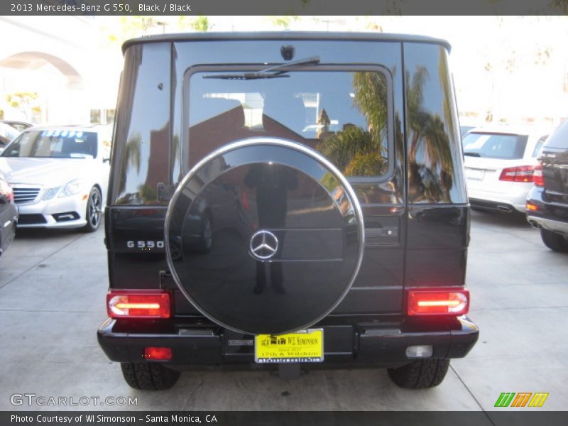 Black / Black 2013 Mercedes-Benz G 550