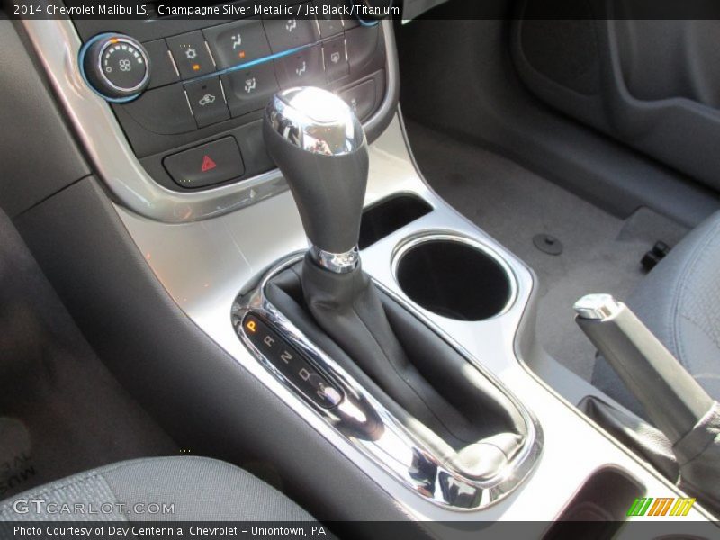 Champagne Silver Metallic / Jet Black/Titanium 2014 Chevrolet Malibu LS