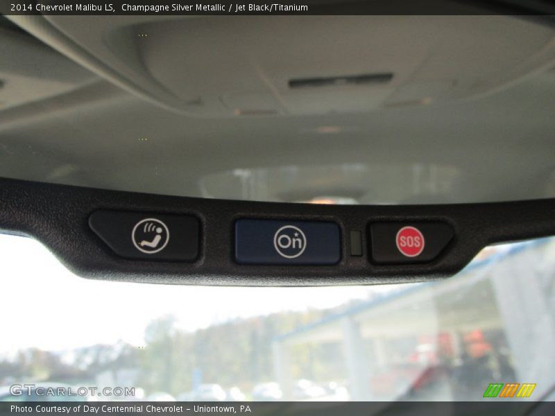 Champagne Silver Metallic / Jet Black/Titanium 2014 Chevrolet Malibu LS