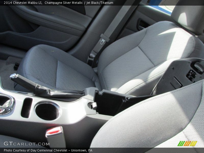 Champagne Silver Metallic / Jet Black/Titanium 2014 Chevrolet Malibu LS